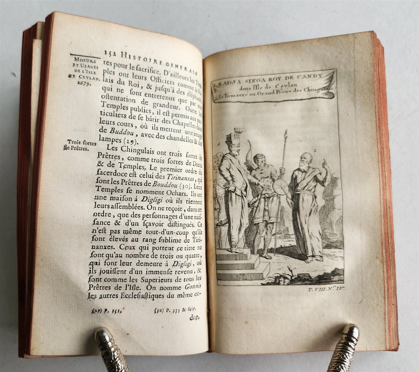 1750 HISTOIRE des VOYAGES antique Vol.32 CEYLON & MADAGASCAR TRAVELS illustrated