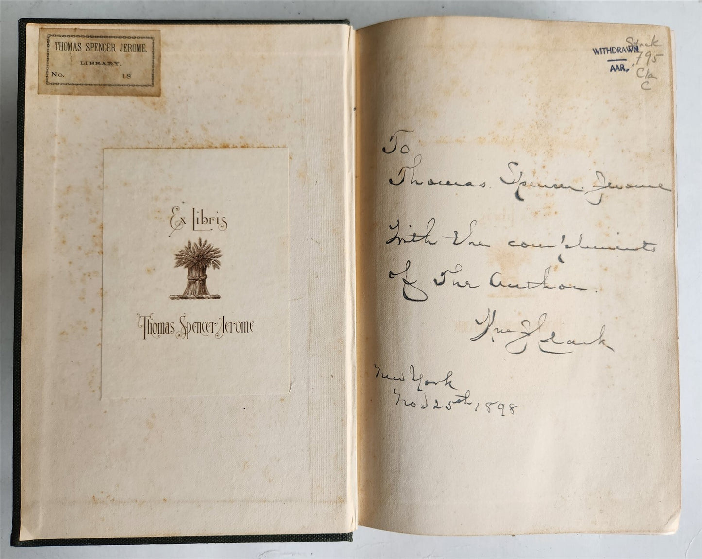 1898 COMMERCIAL CUBA by WILLIAM CLARK ILLUSTRATED SIGNED by AUTHOR ! antique