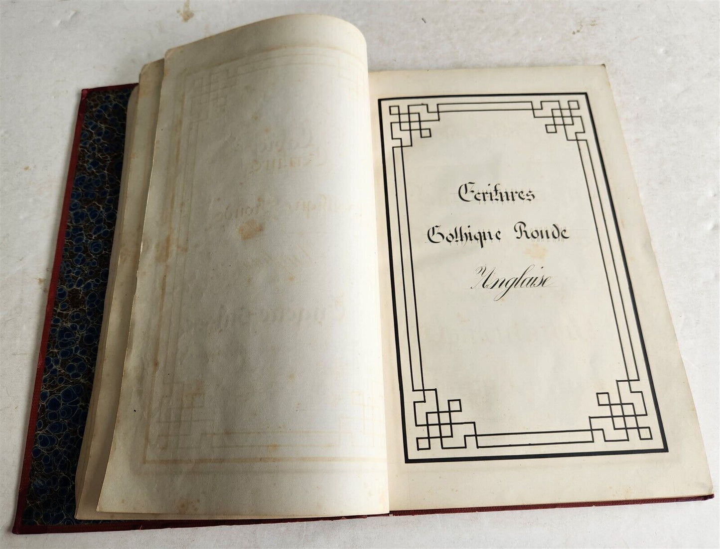 1840 MANUSCRIPT in FRENCH antique FOLIO 57 leaves