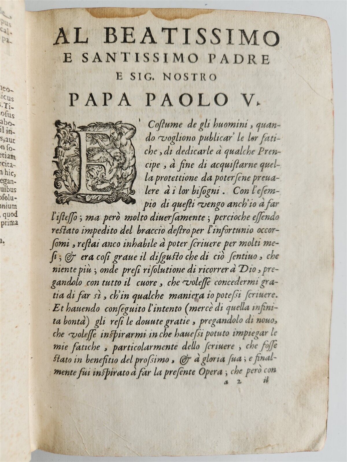 1614 IL PRENCIPE VIRTUOSO DIALOGO di OTTAUIO DURANTE ROMANO antique VELLUM
