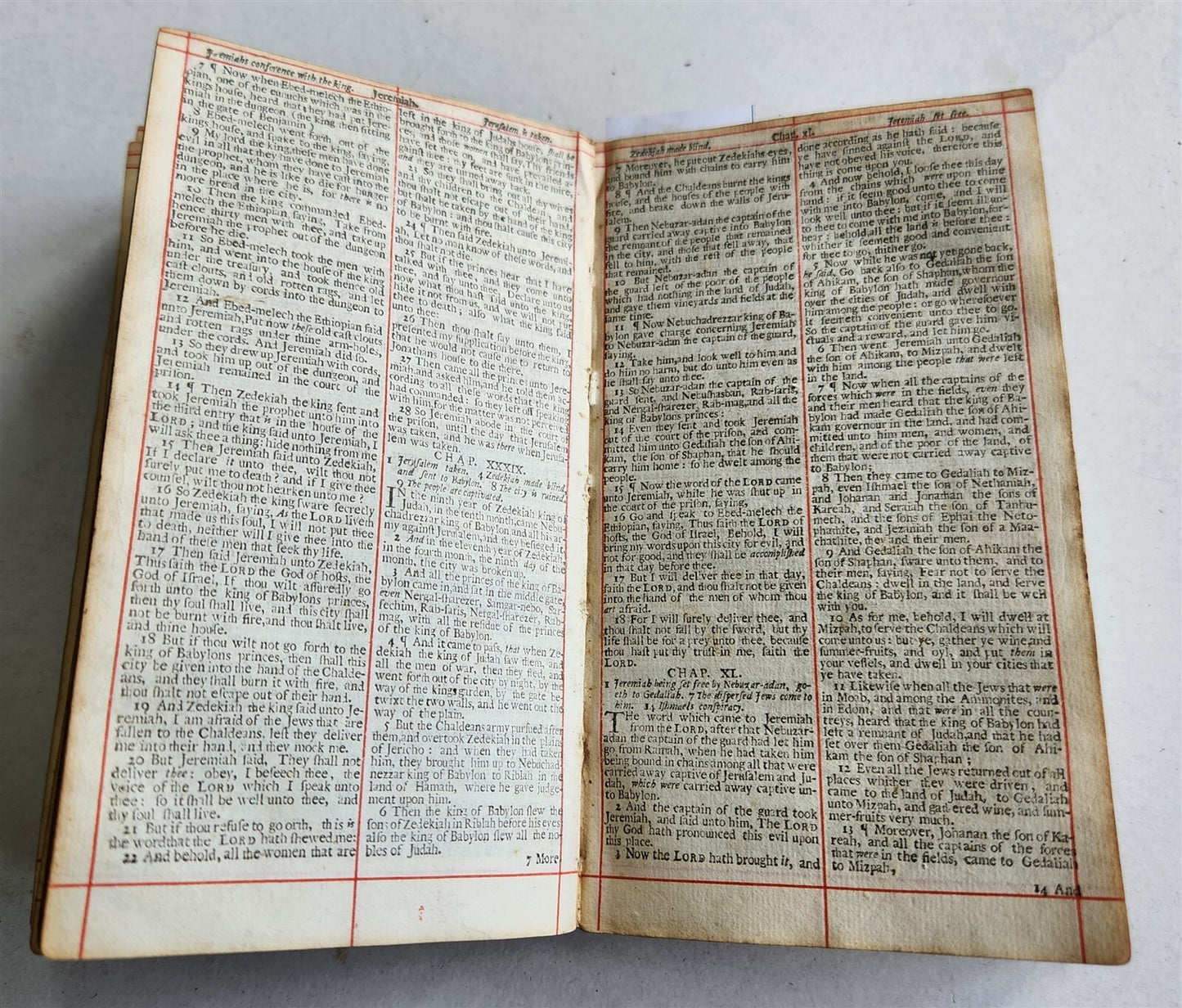 1681 BIBLE in ENGLISH antique FINBE ORIGINAL BINDING Old & New Testament