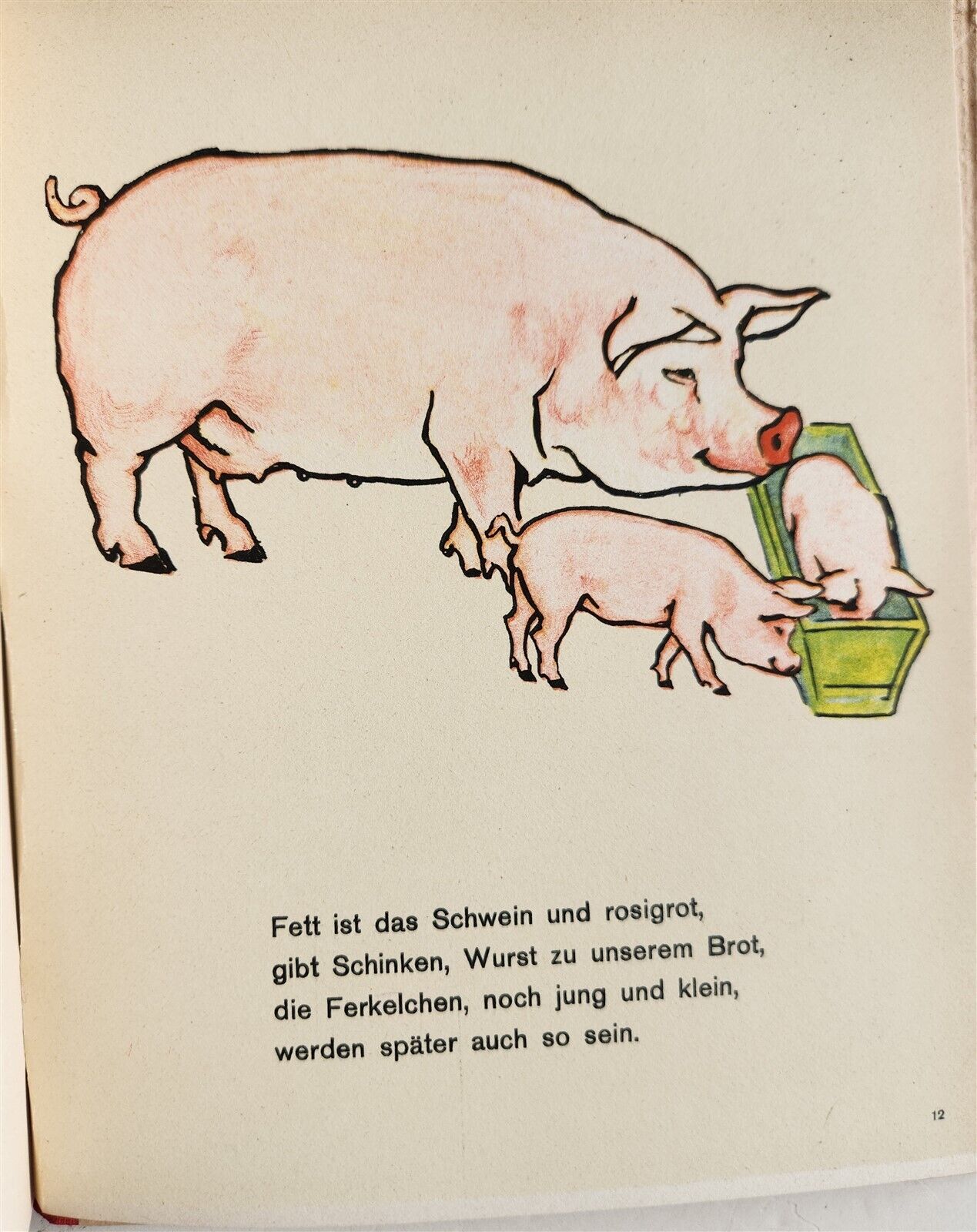 1960s ILLUSTRATED CHILDREN BOOK vintage NEUE TIER-BILDER by P.LEUTERITZ