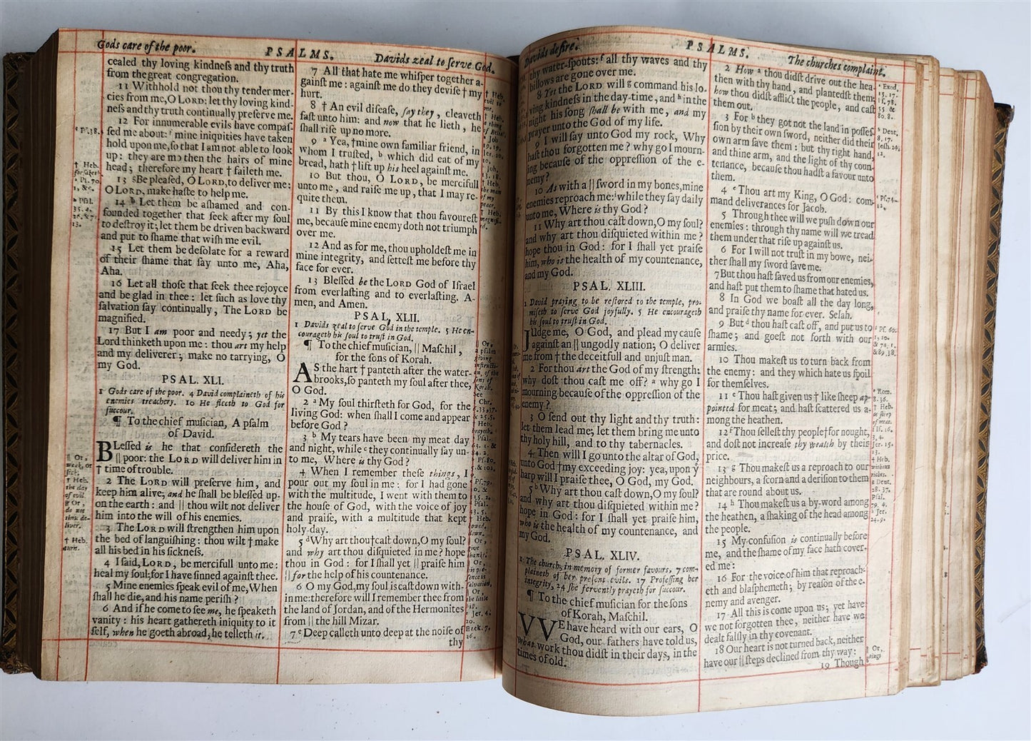 1677 BIBLE in ENGLISH OLD & NEW TESTAMENT antique Cambridge John Hayes