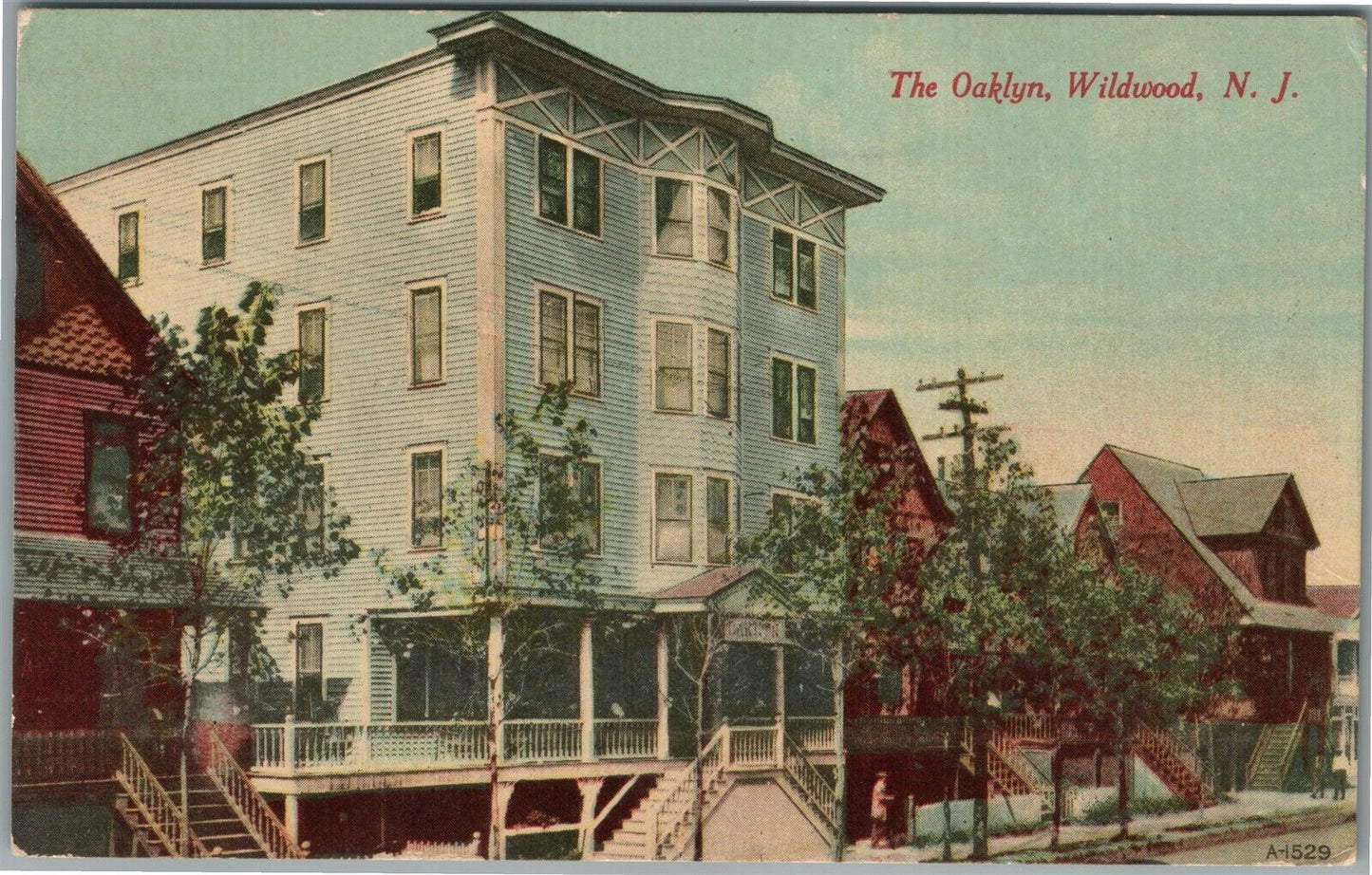 WILDWOOD NJ OAKLYN ANTIQUE POSTCARD