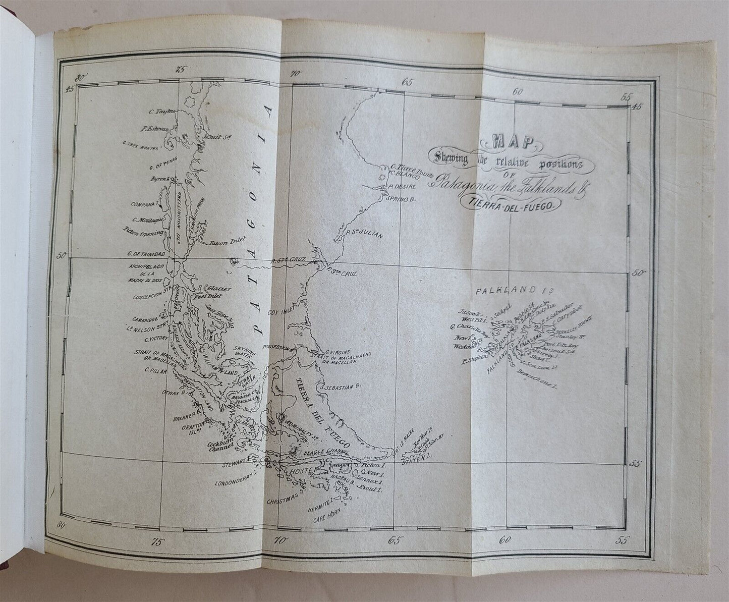 1852 PATAGONIAN MISSIONARY SOCIETY EFFORT in SOUTH AMERICA antique in ENGLISH