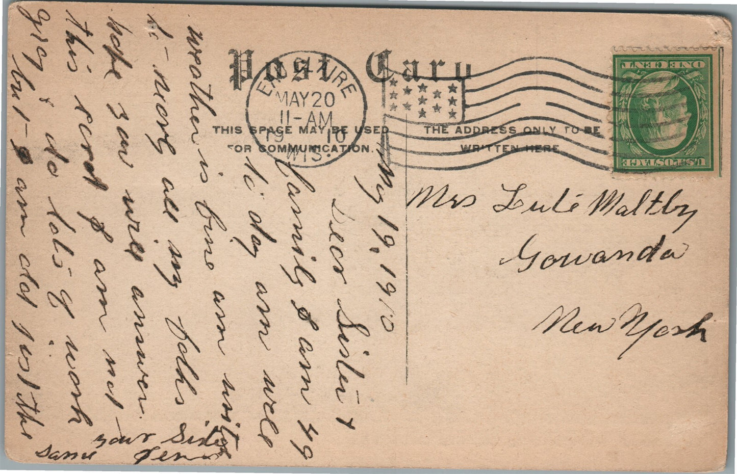 EAU CLAIRE WI McDONOUGH MANUFACTURING CO ANTIQUE POSTCARD