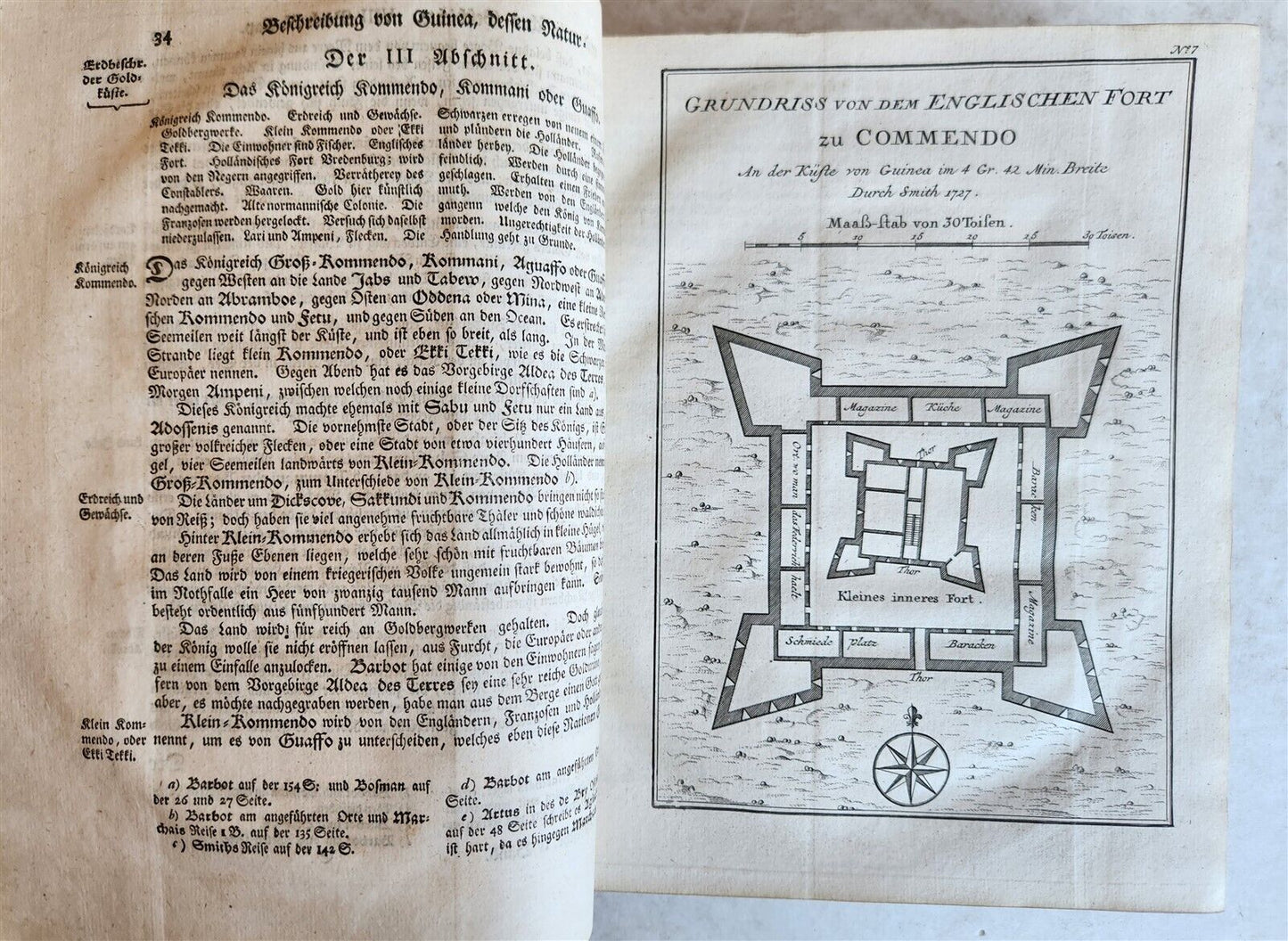 1749 TRAVELS HISTORY ILLUSTRATED antique AFRICA Guinea Benin Angola Loango Congo