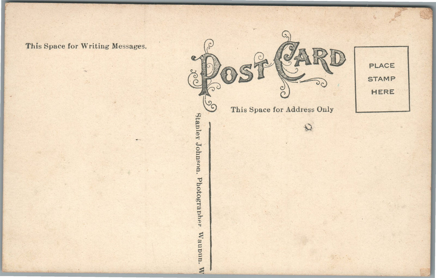 WAUPON WI EXAGGERATED APPLES ANTIQUE POSTCARD