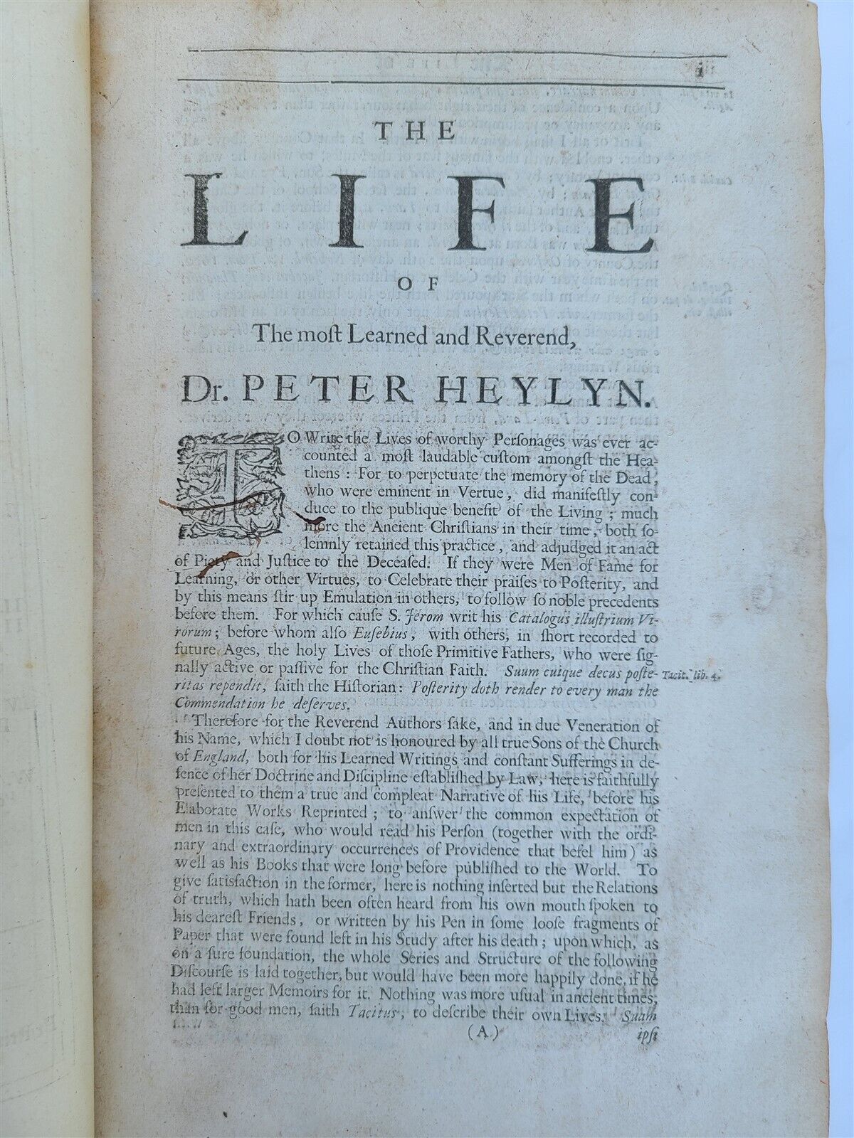 1681 Keimelia Ekklesiastika HISTORICAL TRACTS P. HEYLYN antique FOLIO in ENGLISH