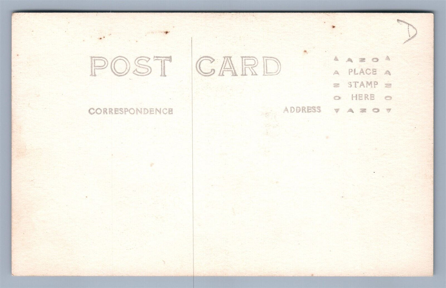 WWI TANK ANTIQUE REAL PHOTO POSTCARD RPPC