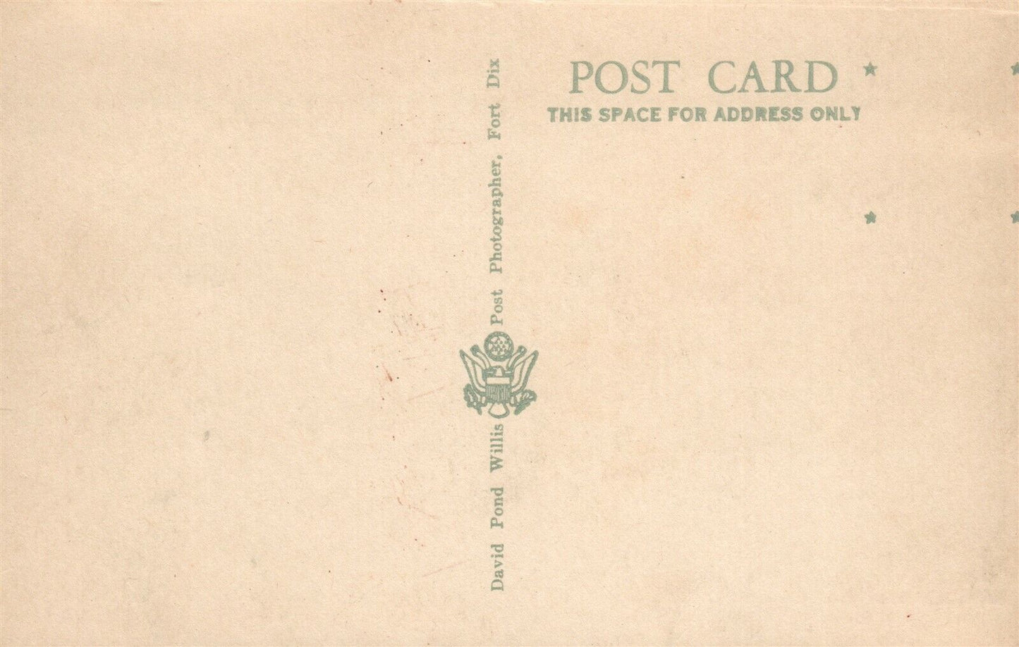 FORT DIX NJ RECEPTION CENTER VINTAGE POSTCARD