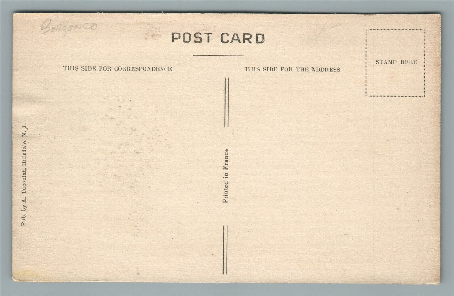 RIDGEWOOD NJ FIRST CHURCH OF CHRIST SCIENTIST VINTAGE POSTCARD