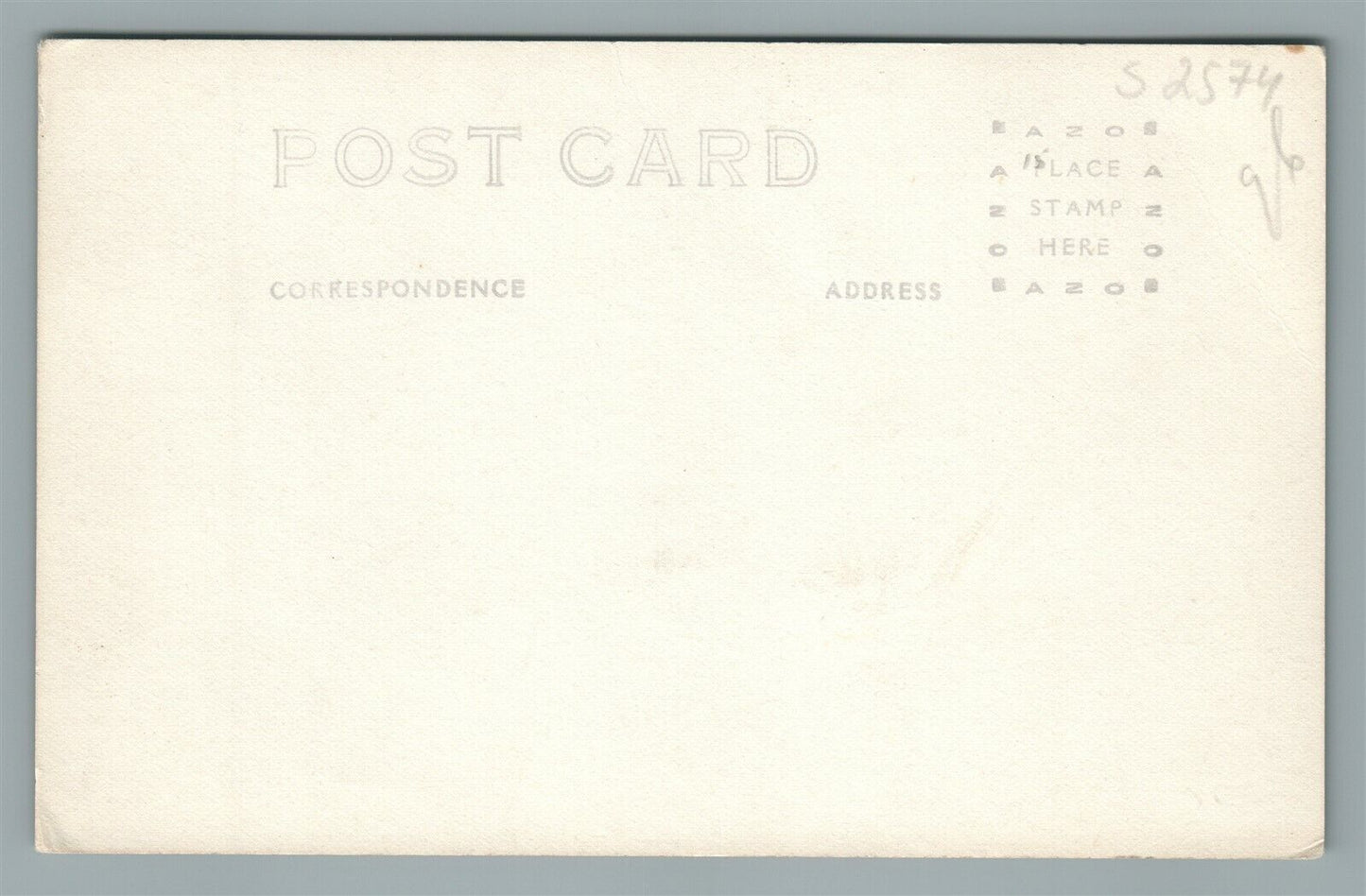 BRAINTREE MA BLUE HILL CEMETERY ANTIQUE REAL PHOTO POSTCARD RPPC