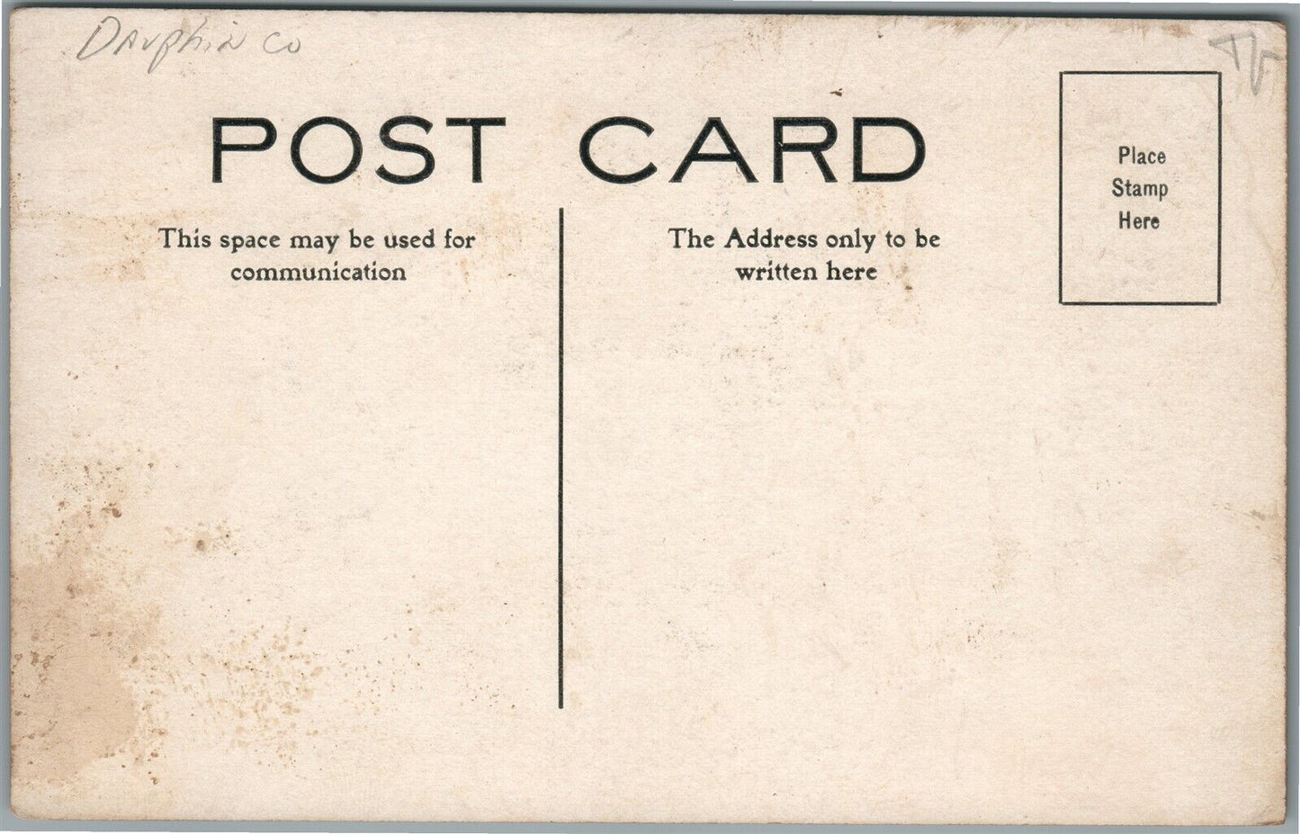 HARRISBURG PA LINEN STORE ANTIQUE POSTCARD