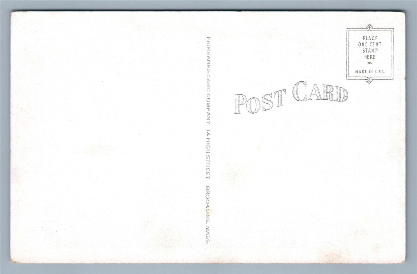 COUDERSPORT PA PARK METHODIST CHURCH ANTIQUE POSTCARD