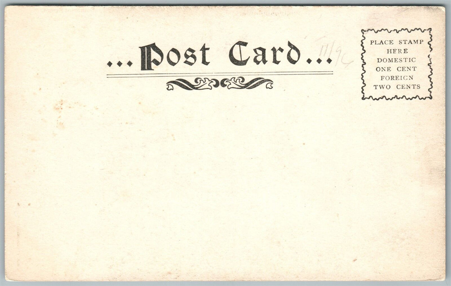 JOHNSTOWN PA SOMERSET STREET UNDIVIDED ANTIQUE POSTCARD