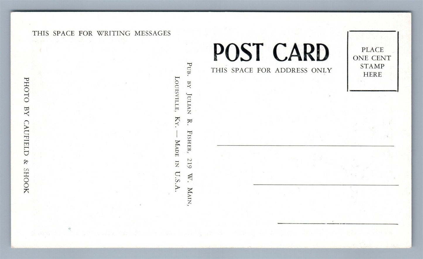 LOUISVILLE KY CITY HALL SAND-BAGGED TO PROTECT FIRE ANTIQUE POSTCARD