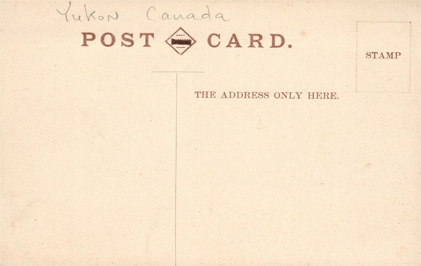 WHITE HORSE YUKON CANADA ANTIQUE POSTCARD