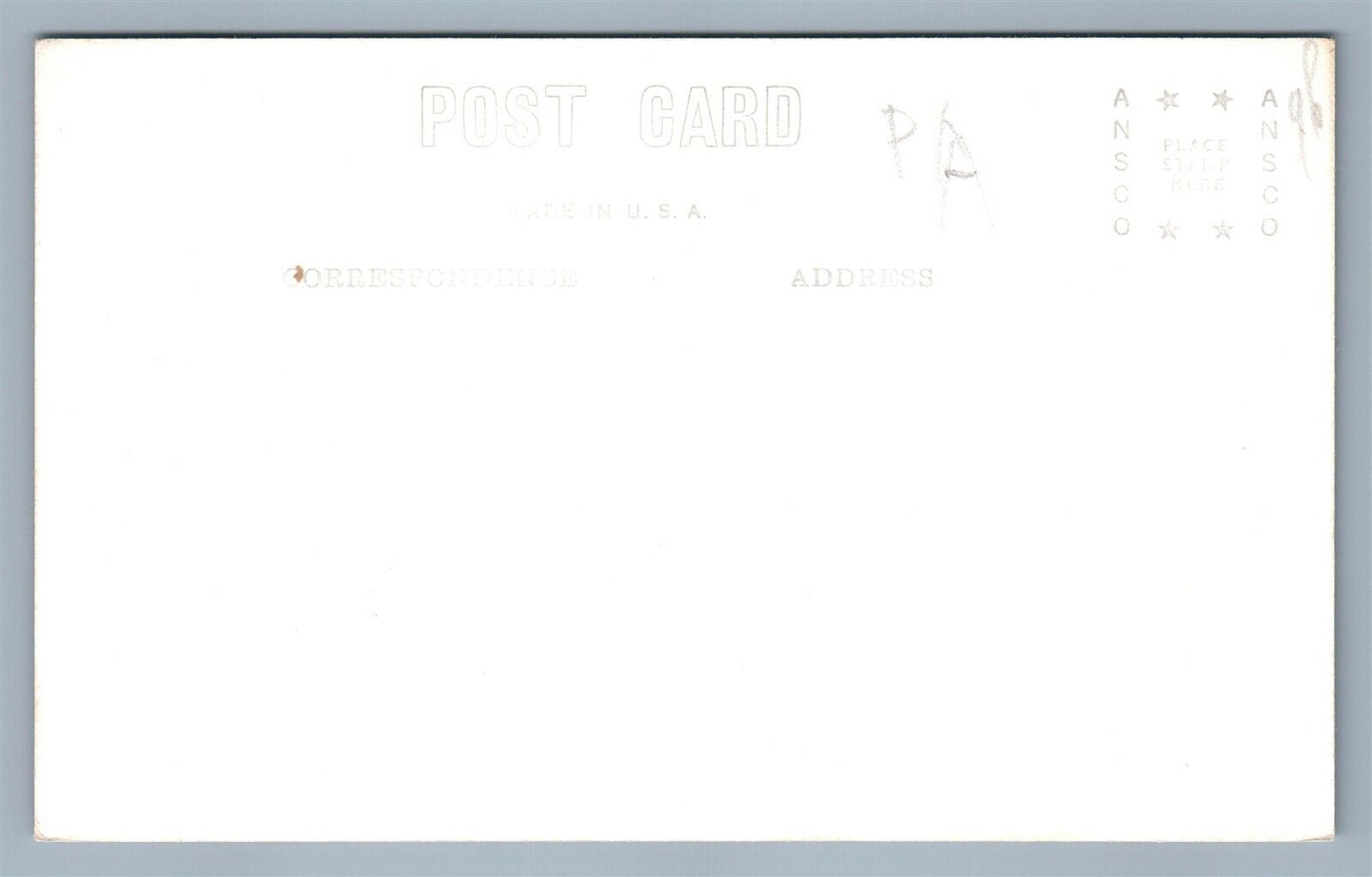 PORTERVILLE CA POST OFFICE VINTAGE REAL PHOTO POSTCARD RPPC