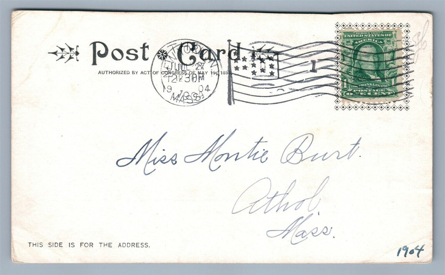 NEW ROCHELLE NY GLEN ISLAND ANTIQUE POSTCARD