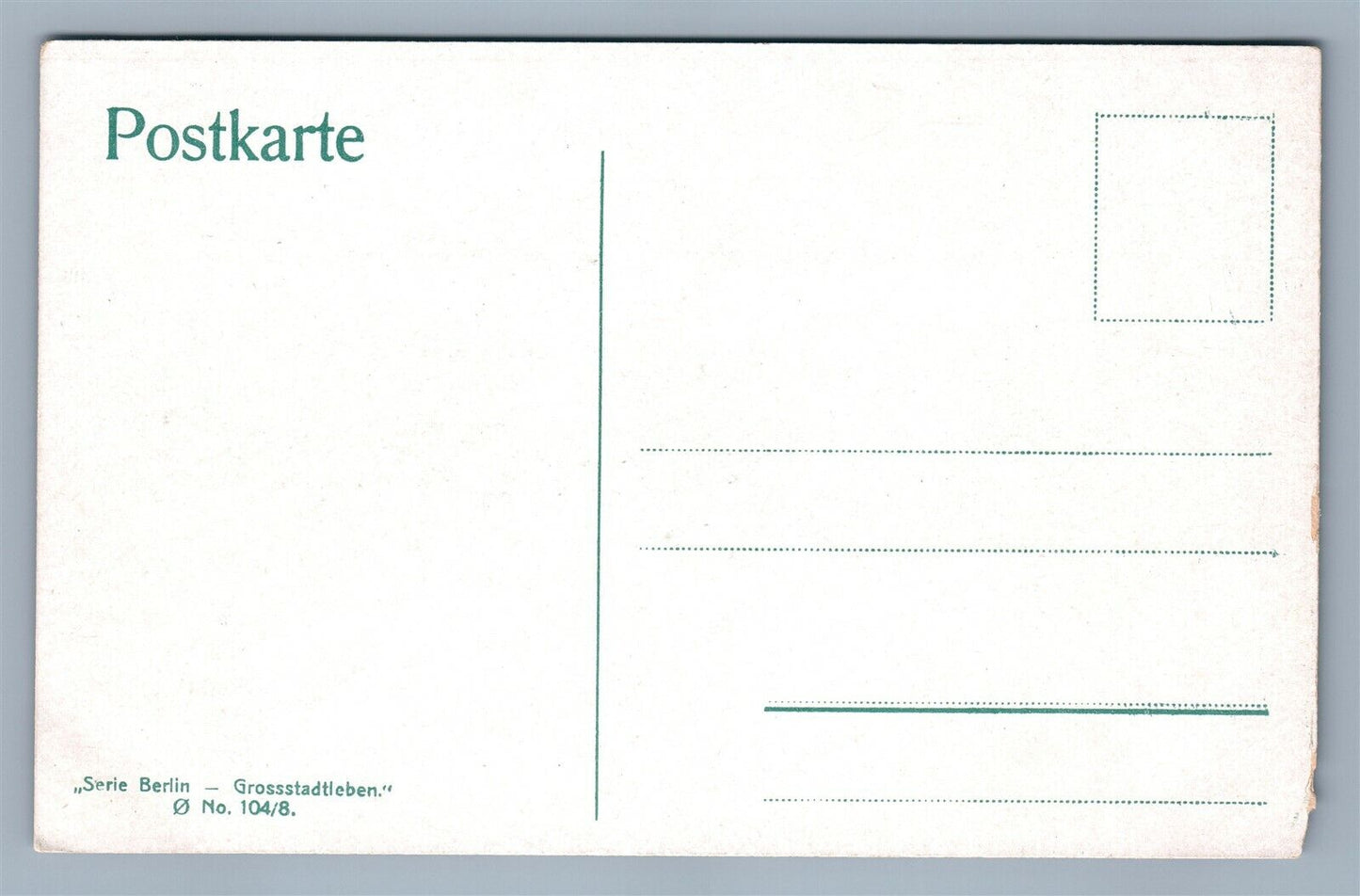 BERLIN GERMANY BAHNHOF FIEDRICHSTRASSE ANTIQUE POSTCARD RAILROAD STATION DEPOT