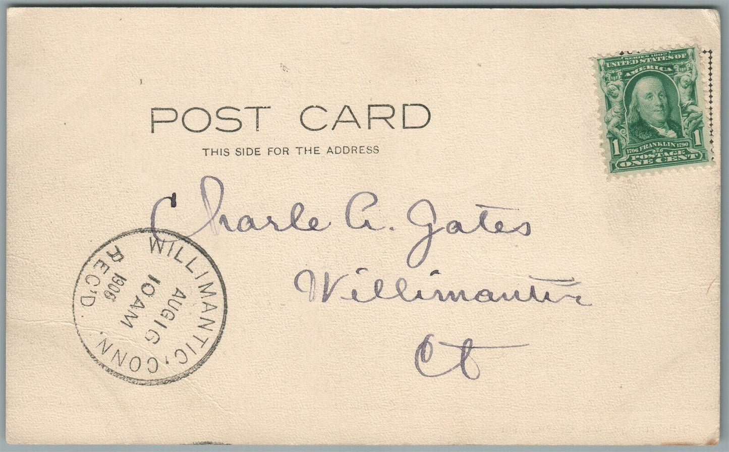 MT.GRETNA PA RIFLE RANGE ANTIQUE POSTCARD