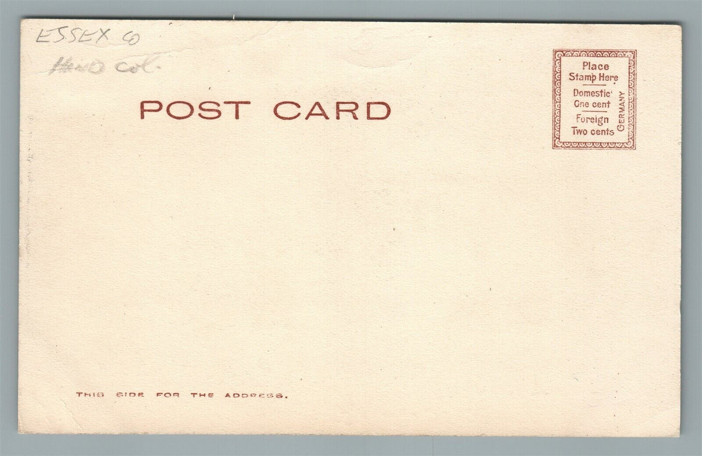 EAST ORANGE NJ FREE PUBLIC LIBRARY ANTIQUE POSTCARD