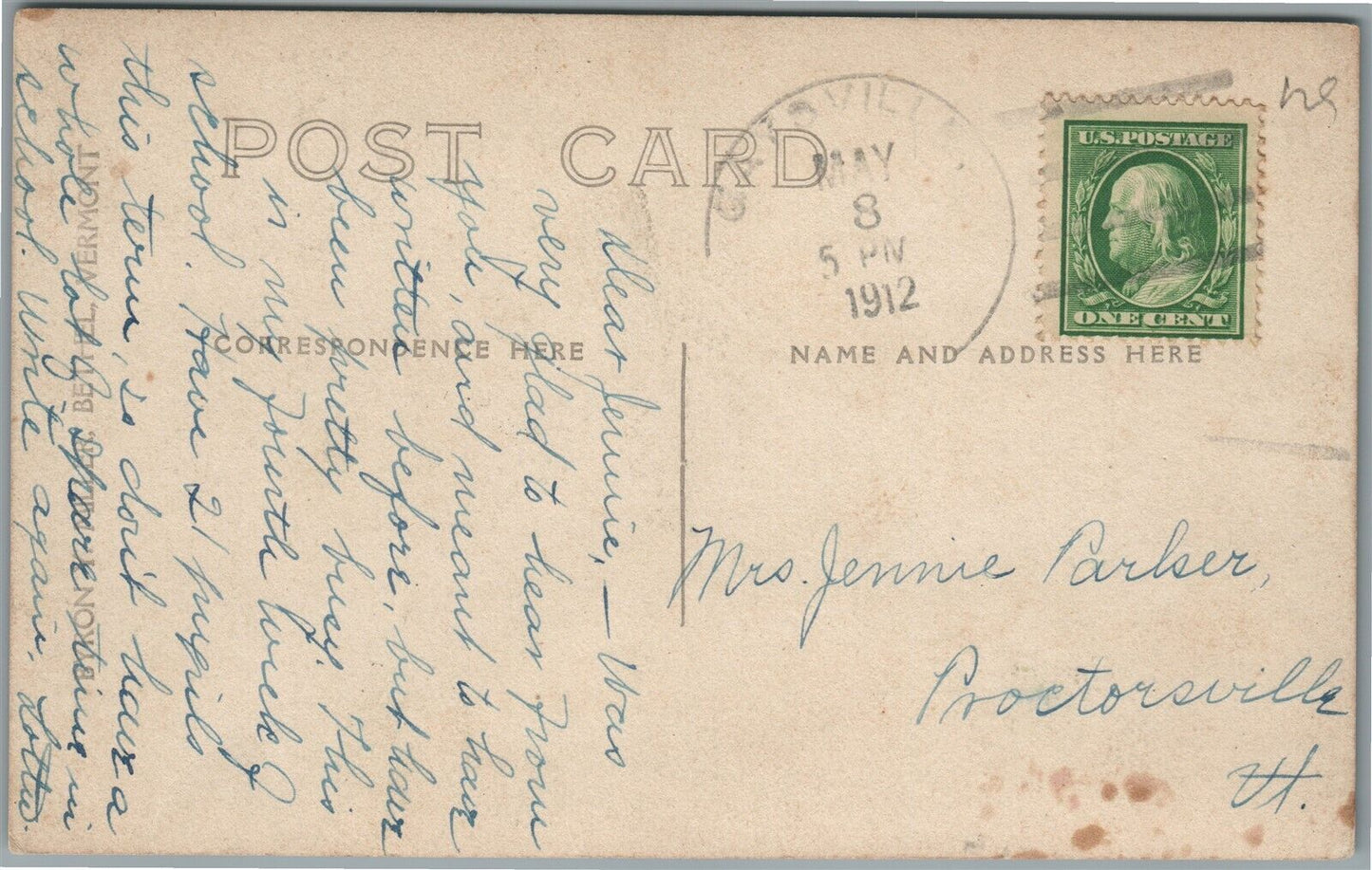 BETHEL VT BANK ANTIQUE REAL PHOTO POSTCARD RPPC