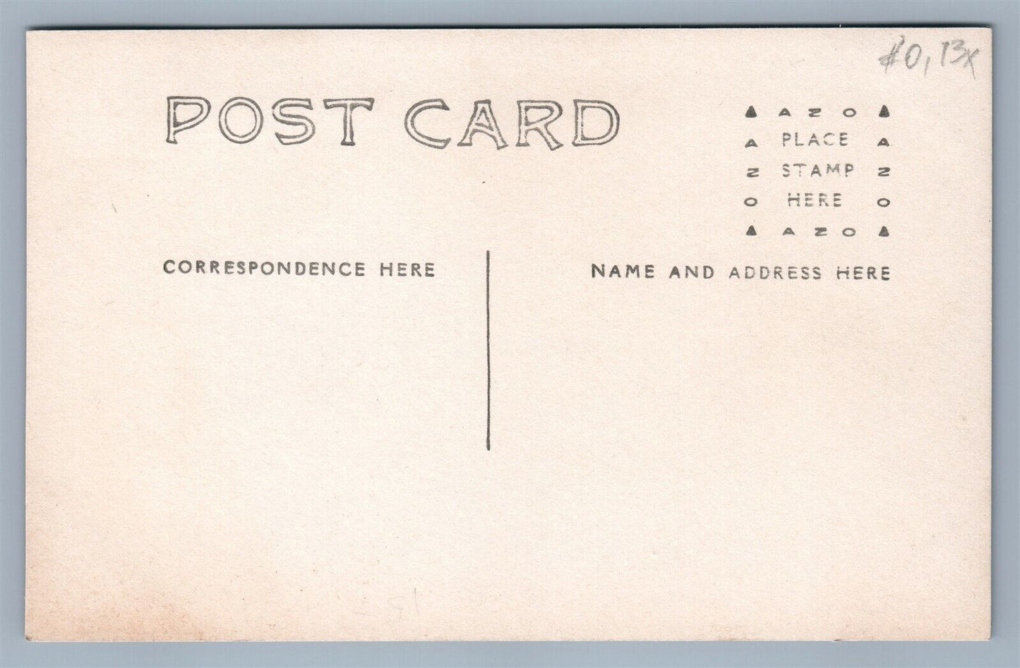 WASHINGTON PA CITY HOSPITAL ANTIQUE REAL PHOTO POSTCARD RPPC