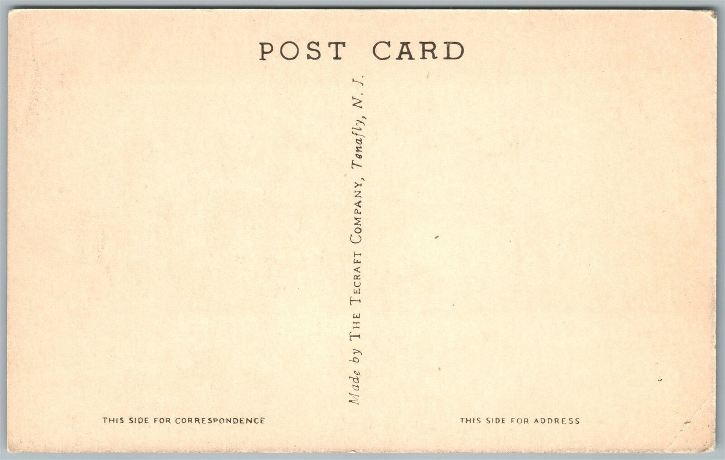 PITTSTOWN NJ FRANKLIN TOWNSHIP SCHOOL VINTAGE POSTCARD