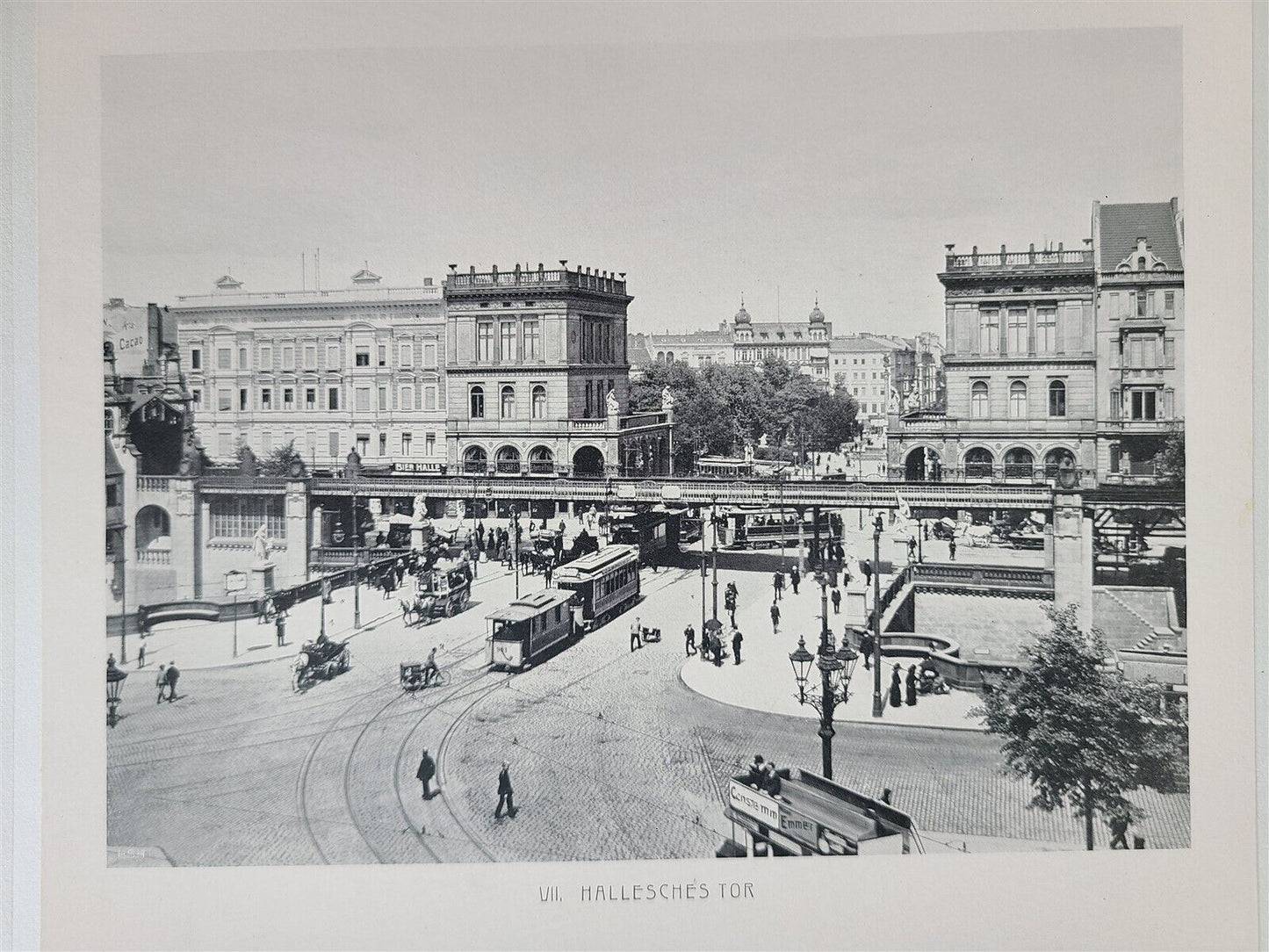 1911 DIE GROSSE BERLINER STRASSENBAHN UND NEBENBAHNEN antique PHOTO ILLUSTRATED