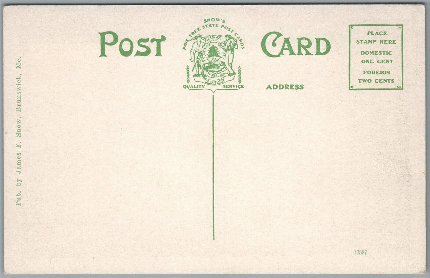ROCHESTER NH MAIN STREET ANTIQUE POSTCARD