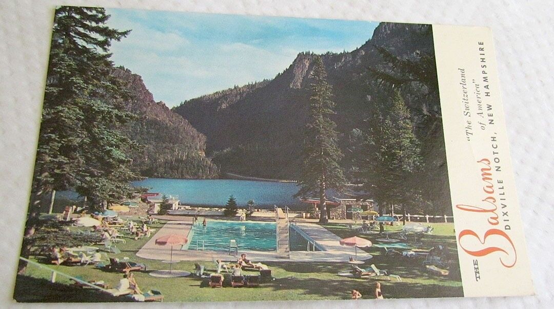 VINTAGE POSTCARD THE BALSAMS HOTEL DIXVILLE NOTCH N.H.