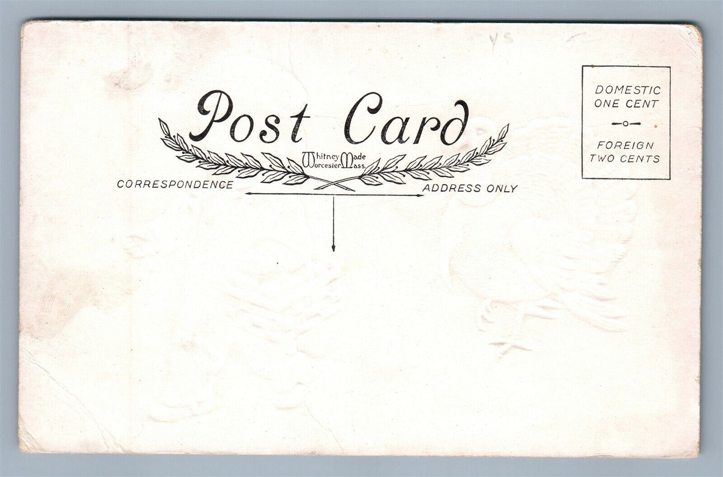 LITTLE UNCLE SAM BOUNTIFUL THANKSGIVING ANTIQUE POSTCARD PATRIOTIC