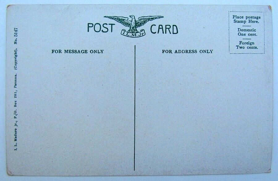 VINTAGE POSTCARD - NURSES QUARTERS ANCON HOSPITAL PANAMA