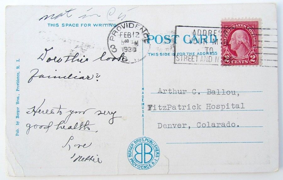 VINTAGE 1930 POSTCARD PANORAMA OF UNION STATION & CAPITOL PROVIDENCE RI railway