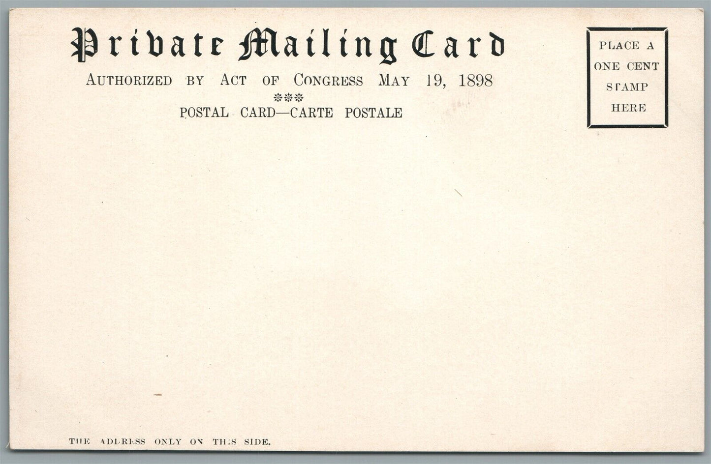 EAST AURORA NY PHALANSTERY FROM ROYCROFT SHOP ANTIQUE POSTCARD PRIVATE MAILING