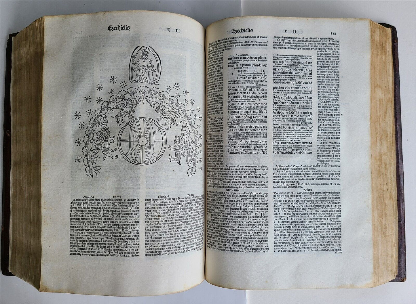 1495 INCUNABULA BIBLE 3 FOLIO VOLUMES COMPLETE antique ILLUSTRATED BIBLIA LATINA