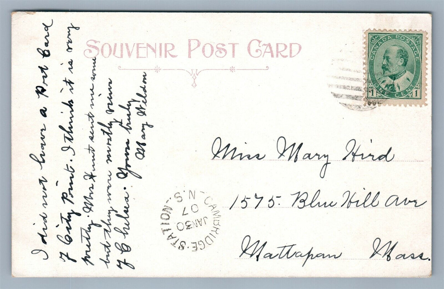 WINDSOR NS PAYZANT MEMORIAL HOSPITAL CANADA ANTIQUE POSTCARD