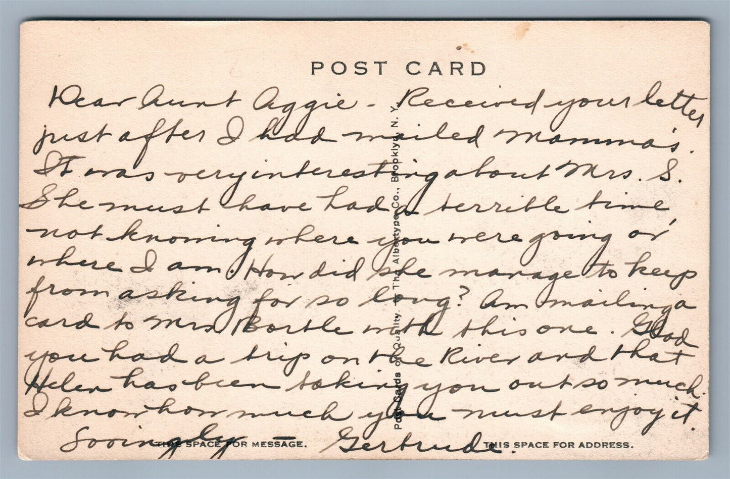 BUCK HILL FALLS PA INN EASTERN PORCH ANTIQUE POSTCARD