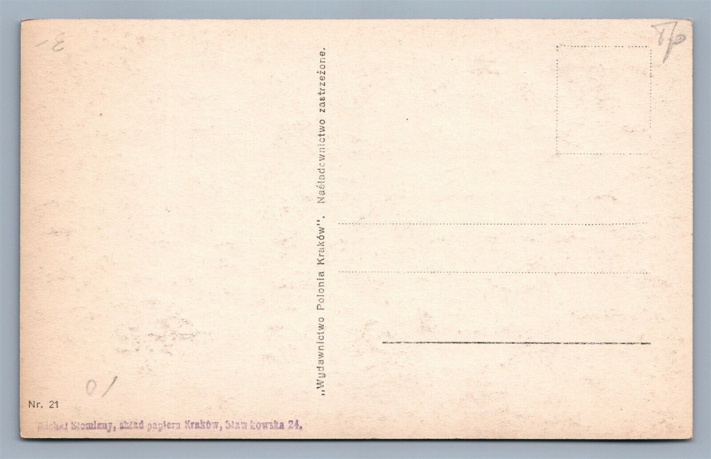 KRAKOW POLAND ST.BARBARA CHURCH ANTIQUE REAL PHOTO POSTCARD RPPC