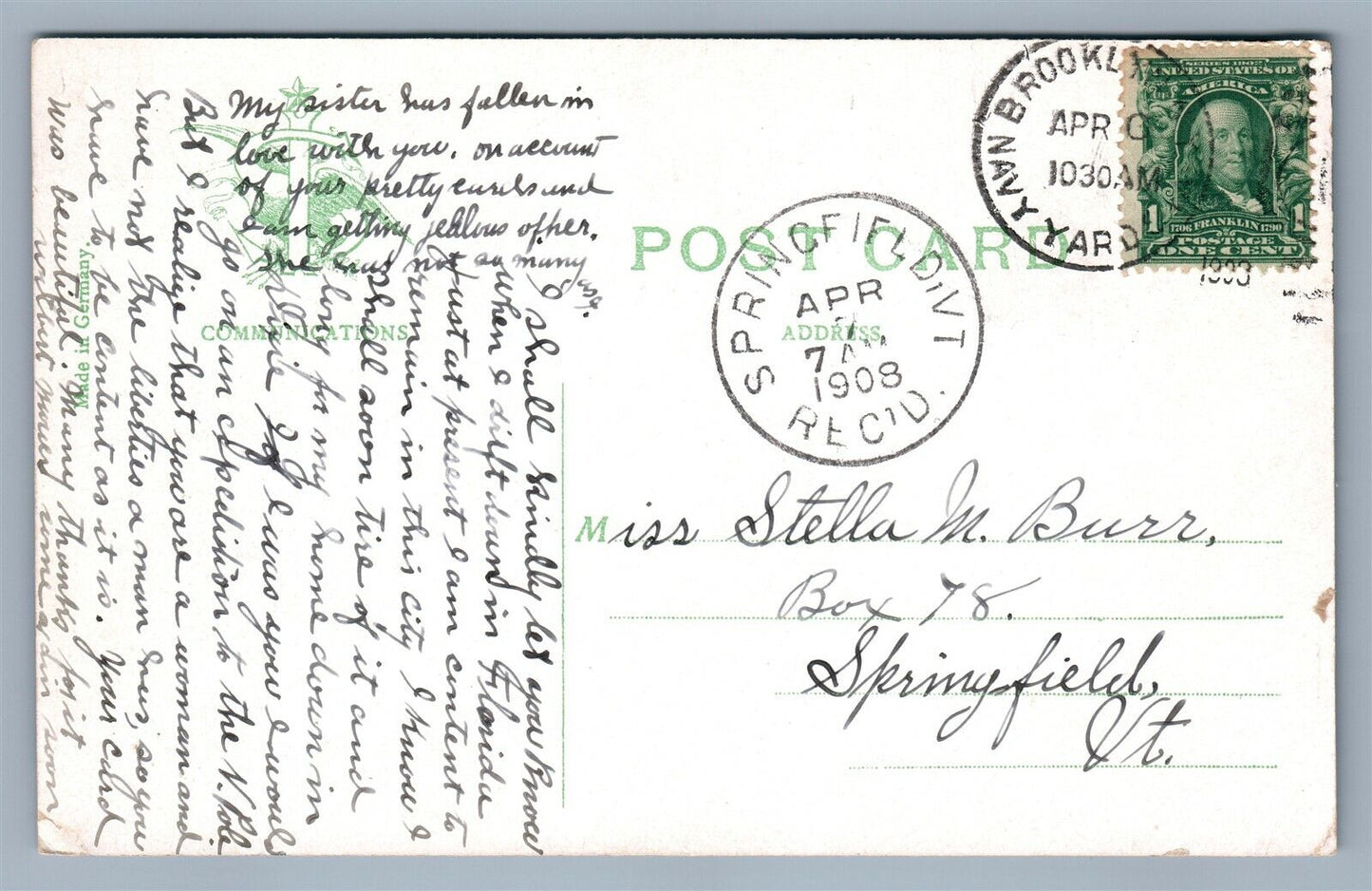 BROOKLYN NY BAYRIDGE 64th TUNNEL ANTIQUE POSTCARD railroad railway