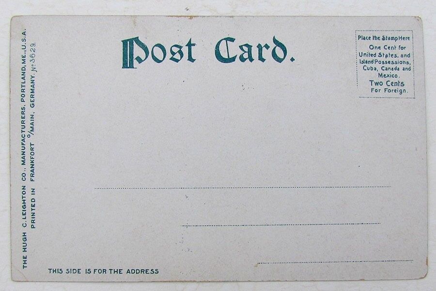 VINTAGE UNDIVIDED POSTCARD - ERIE RAILWAY BRIDGE NEW YORK railroad