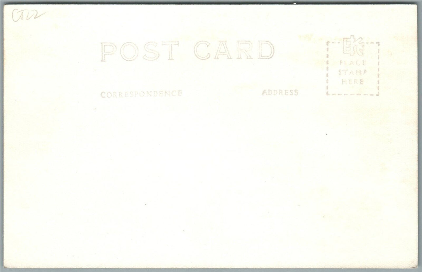 WATERSMEET MI LUMBER YARD VINTAGE REAL PHOTO POSTCARD RPPC