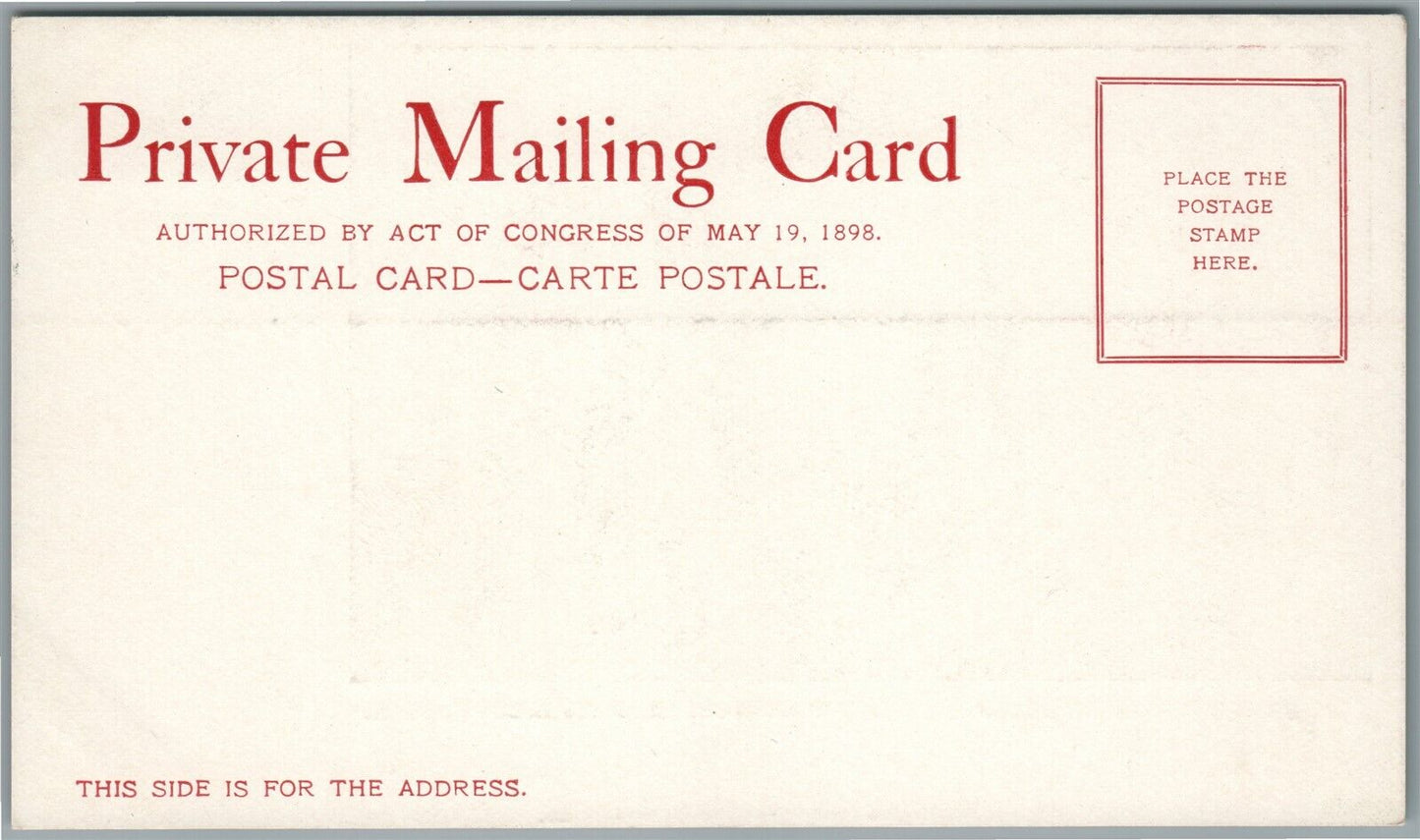 PORTSMOUTH NH OLD WENTWORTH MANSION LITTLE HARBOR PRIVATE MAIL ANTIQUE POSTCARD