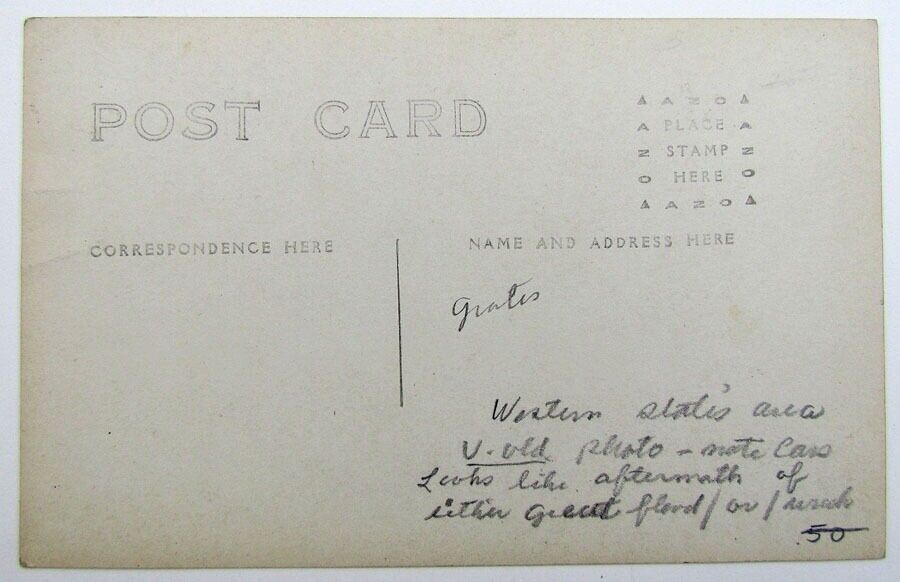RPPC VINTAGE PHOTO POSTCARD RAILROAD railway train
