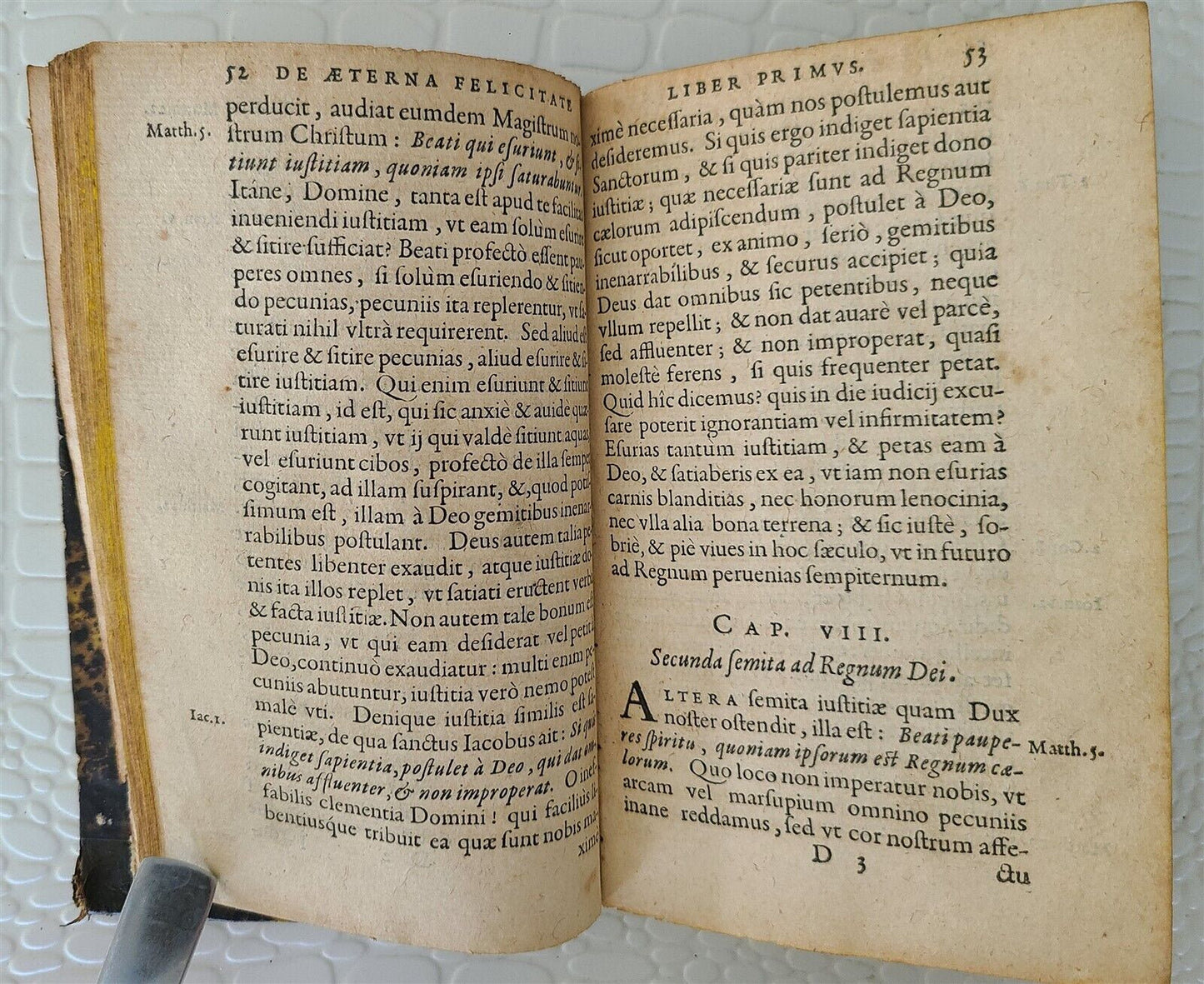 1616 antique THEOLOGY PLANTIN PRESS Eternal Happiness of Saints by R. Bellarmine