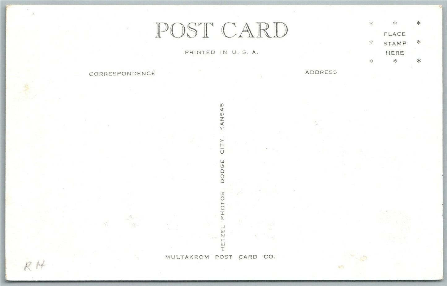 EXAGGERATED RABBIT WINTERS SUPPLY VINTAGE POSTCARD