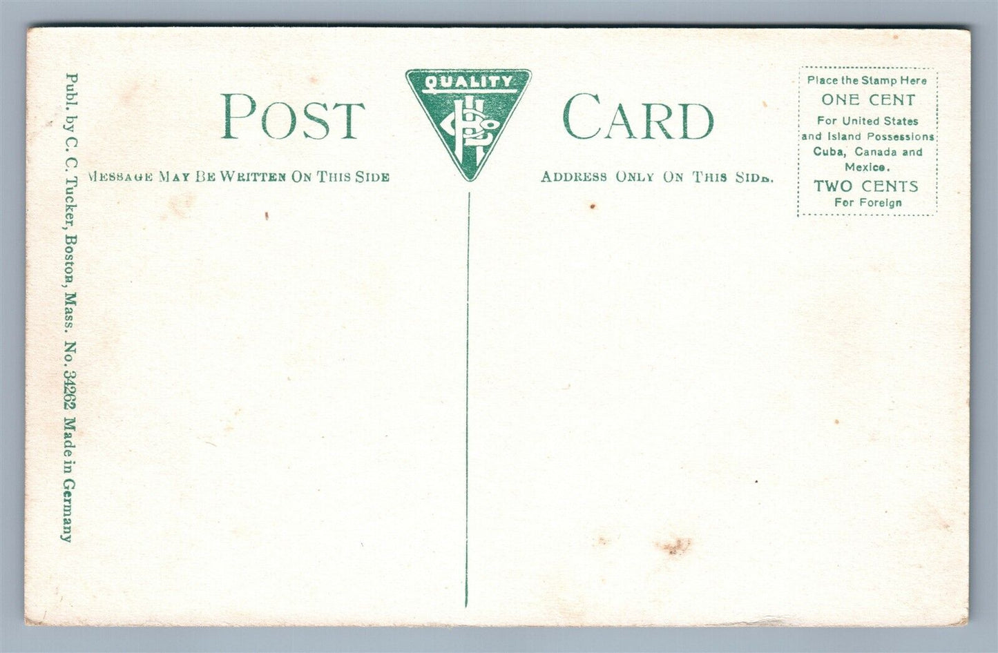 CRAIGVILLE MA INN & STRAWBERRY HILL AVE. ANTIQUE POSTCARD