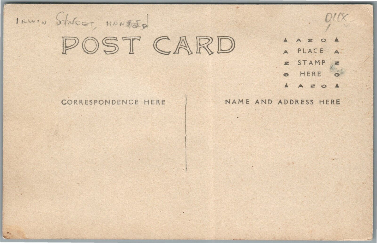 HANFORD CA IRWIN STREET ANTIQUE REAL PHOTO POSTCARD RPPC